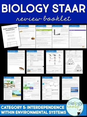 STAAR Biology Review BUNDLE Categories 1-5 - Store ...
