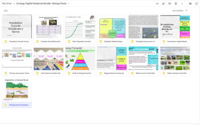 Ecology Digital Resources for Google Classroom