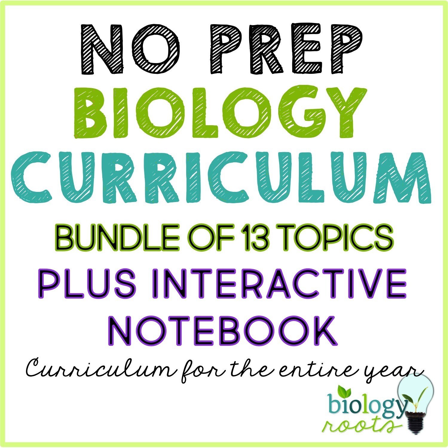 No Prep Biology Curriculum PLUS Interactive Notebook- supports remote learning No Prep Biology Curriculum PLUS Interactive Notebook- supports remote learning