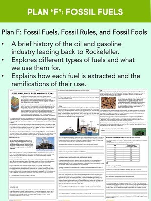Science Literacy Sub Plan- FOSSIL FUELS