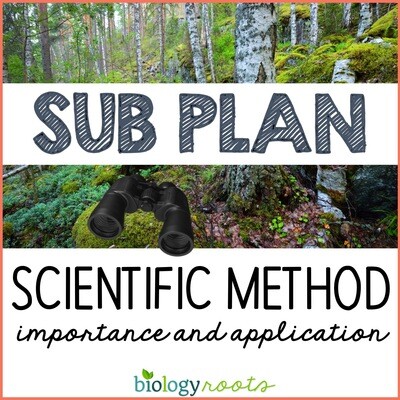 Science Literacy Sub Plan- SCIENTIFIC METHOD