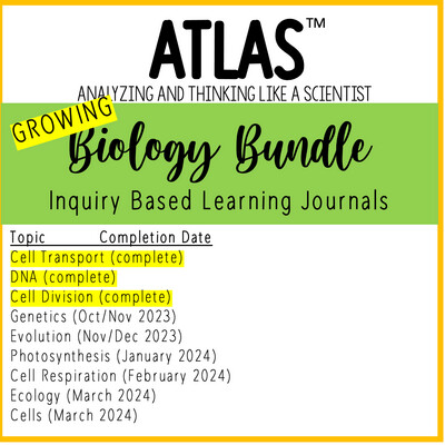 Biology NGSS ATLAS Bundle (Growing Bundle)