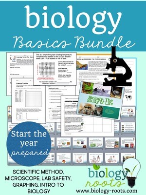 First Week of School Beginning of the Year Bundle for Life Science