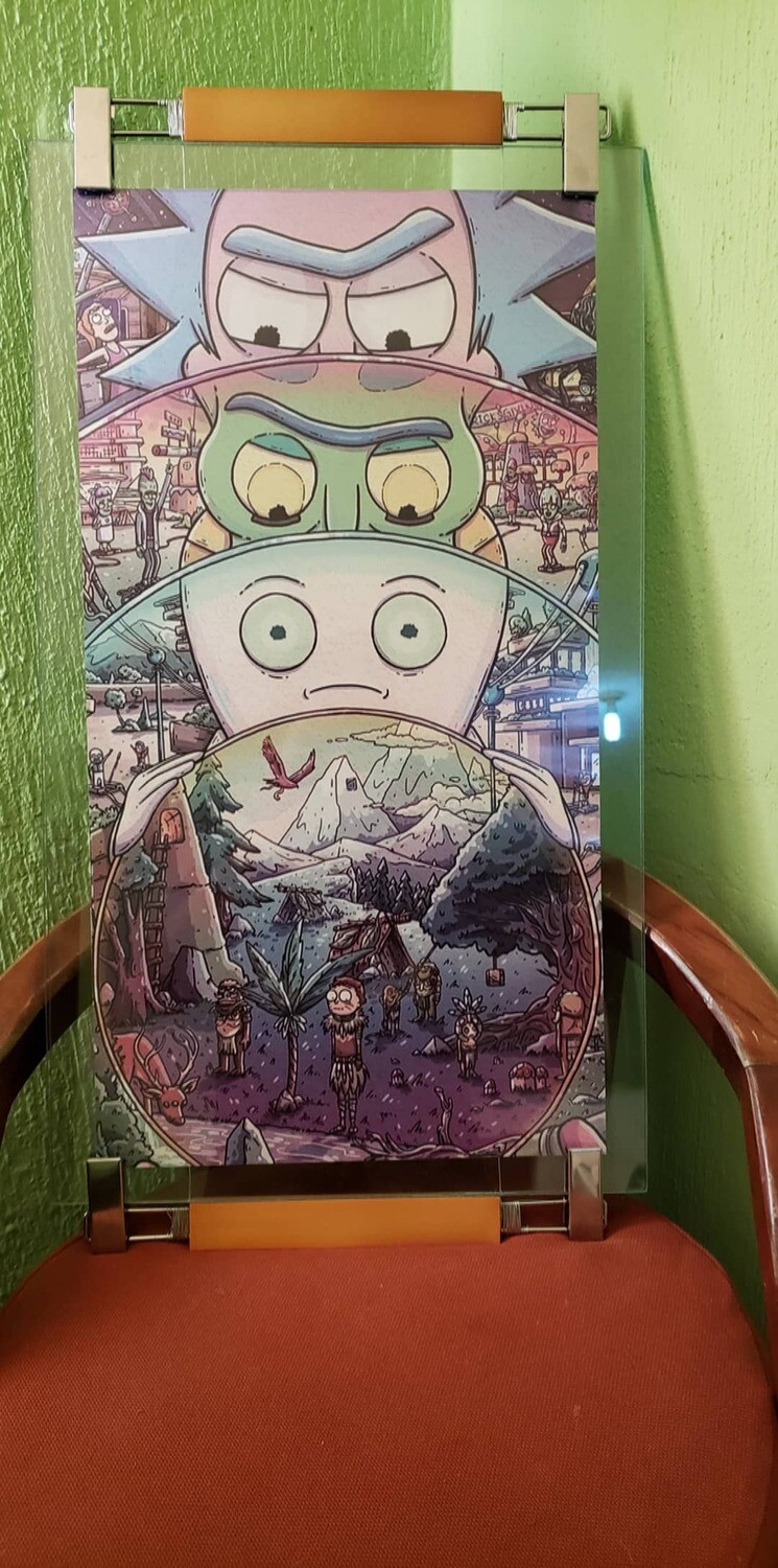 Cuadros de vidrio personalizados.