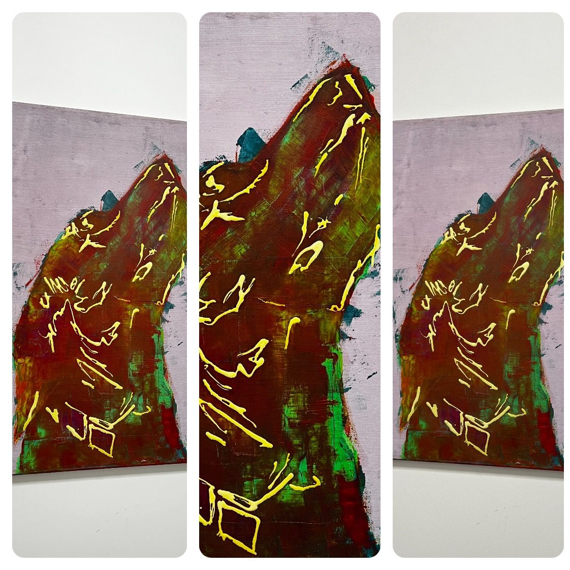 “Behind the Colors” 50x70 cm