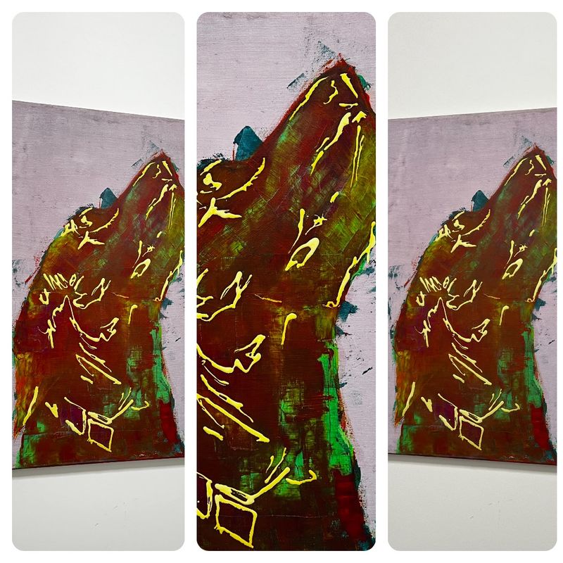 “Behind the Colors” 50x70 cm