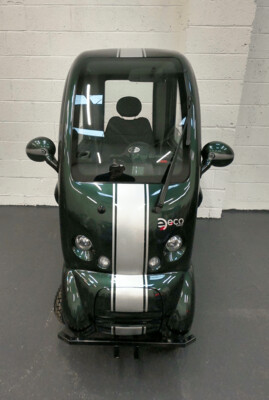 EASYLIFE ECO CABIN SCOOTER - RACING GREEN & SILVER - 2021 MODEL