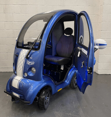 EASYLIFE ECO CABIN SCOOTER - ROYAL BLUE & WHITE - SIGNATURE EDITION - 2021