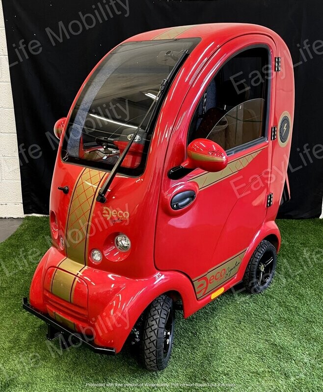 EASYLIFE ECO CABIN SCOOTER -  RED & GOLD (SIGNATURE EDITION)