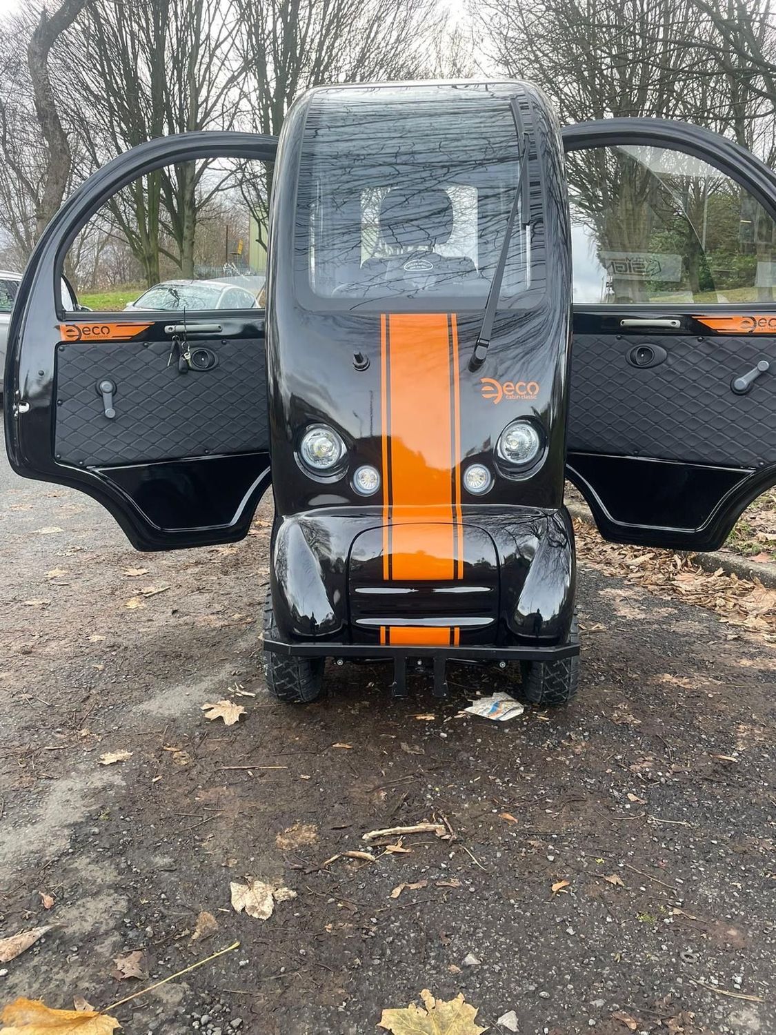 EASYLIFE ECO CABIN SCOOTER -  BLACK &amp; ORANGE - CLASSIC EDITION (NEW 2025)