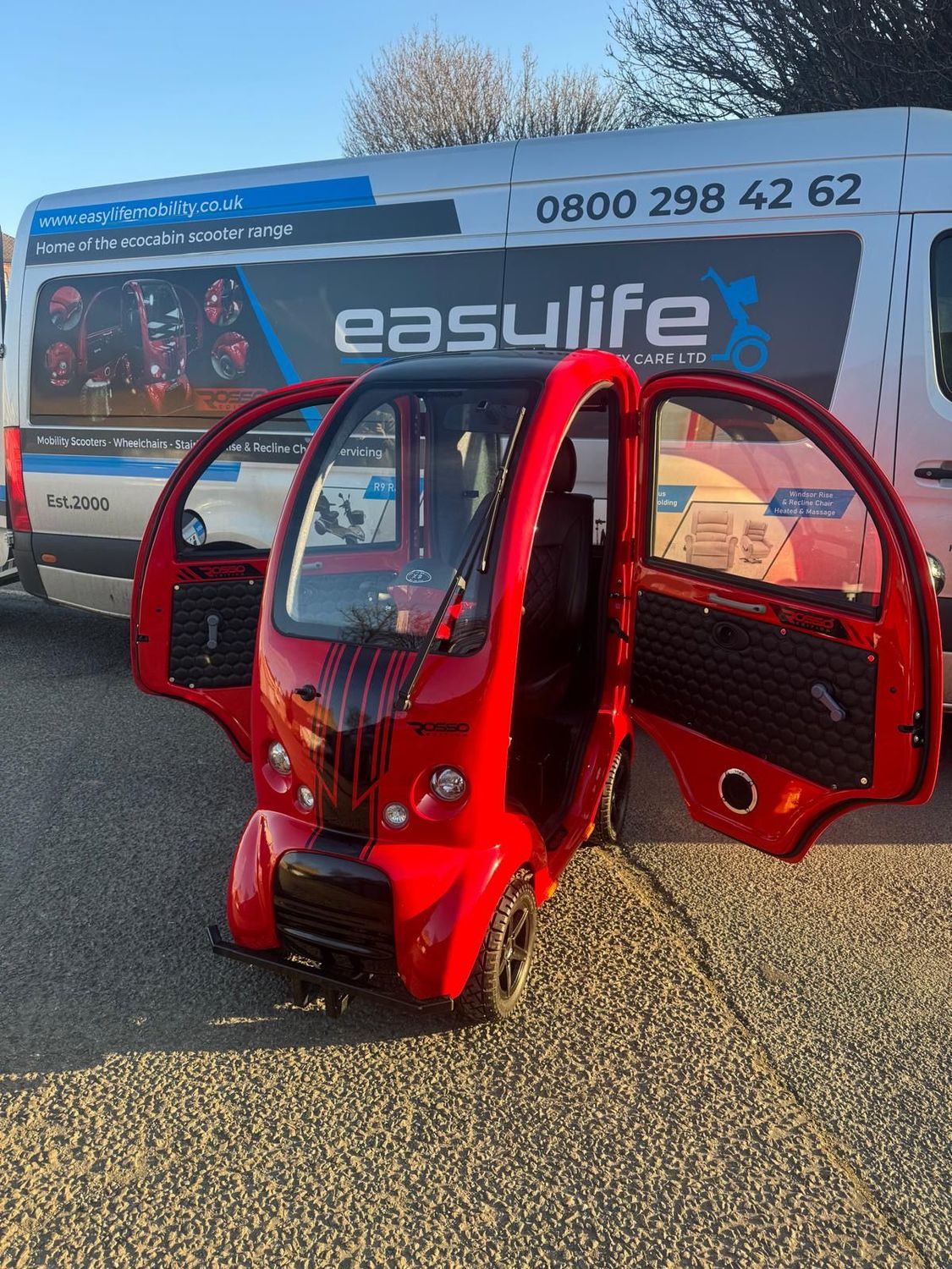 EASYLIFE ECO CABIN SCOOTER - RED ROSSO EDITION (PREOWNED) - 2024