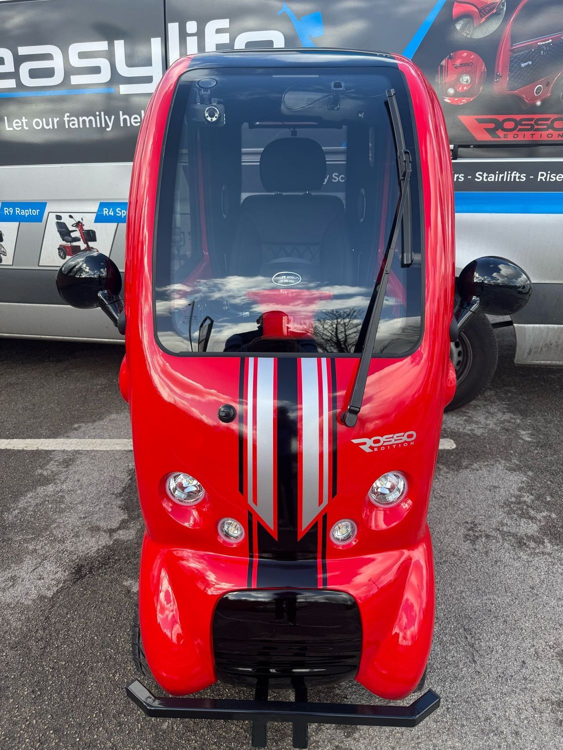 EASYLIFE ECO CABIN SCOOTER - RED ROSSO EDITION (WITH A LITTLE DIFFERENCE) (NEW) - 2025