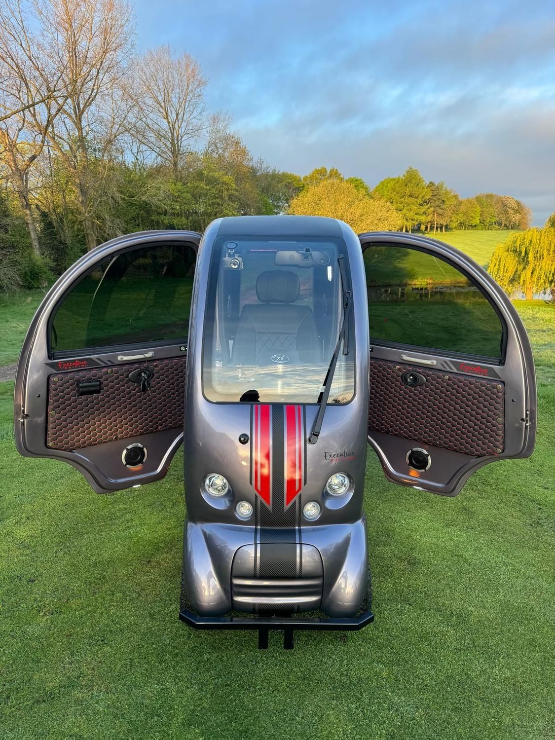 EASYLIFE ECO CABIN SCOOTER (2025) -  SHARK GREY, BLACK & RED - NEW EXECUTIVE EDITION