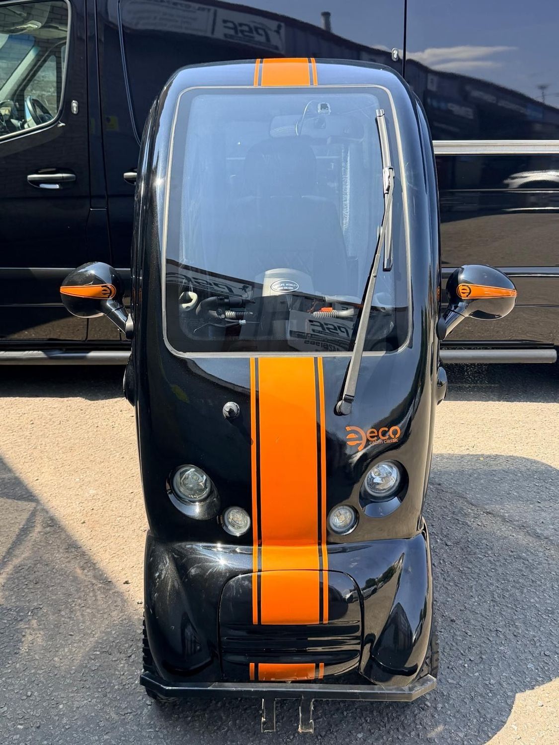 EASYLIFE ECO CABIN SCOOTER -  BLACK & ORANGE - CLASSIC EDITION - PREOWNED