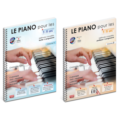 Offre DUO - LE PIANO pour les 9/15 Ans - Vol 1 + Vol 2 Offre DUO - LE PIANO pour les 9/15 Ans - Vol 1 + Vol 2