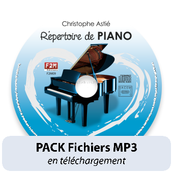 PACK Fichiers MP3 - Répertoire de PIANO - Vol 2