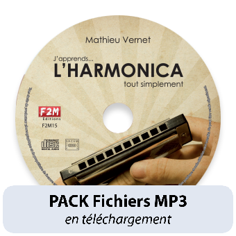 PACK Fichiers MP3 - J'apprends L'HARMONICA