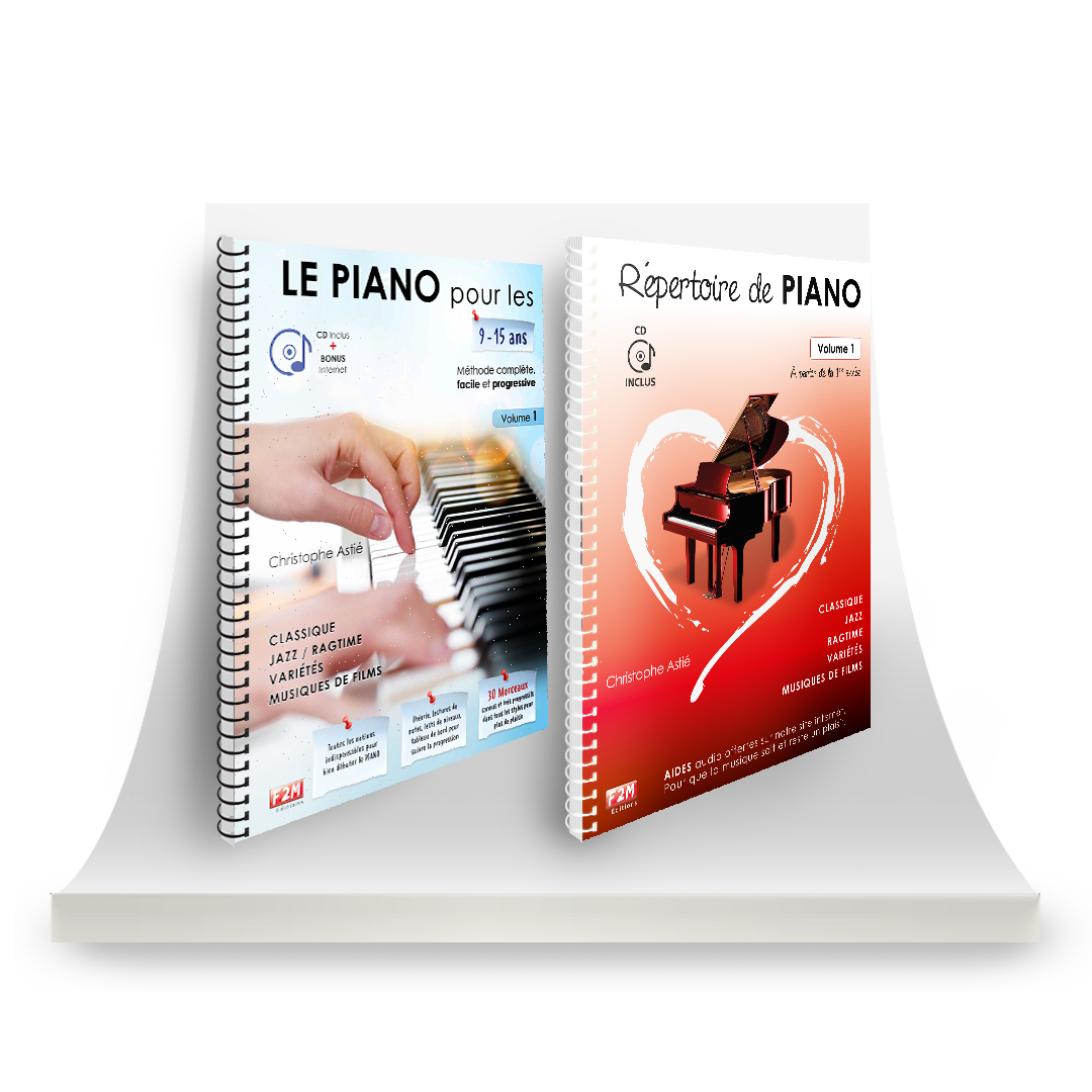 Offre DUO - LE PIANO pour les 9/15 Ans - Vol 1 + Répertoire de PIANO - Vol 1