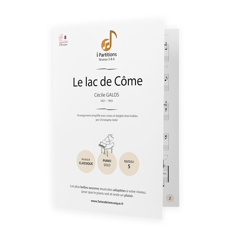 Cécile GALOS - Le lac de Côme - I-Partitions - NIVEAU 5