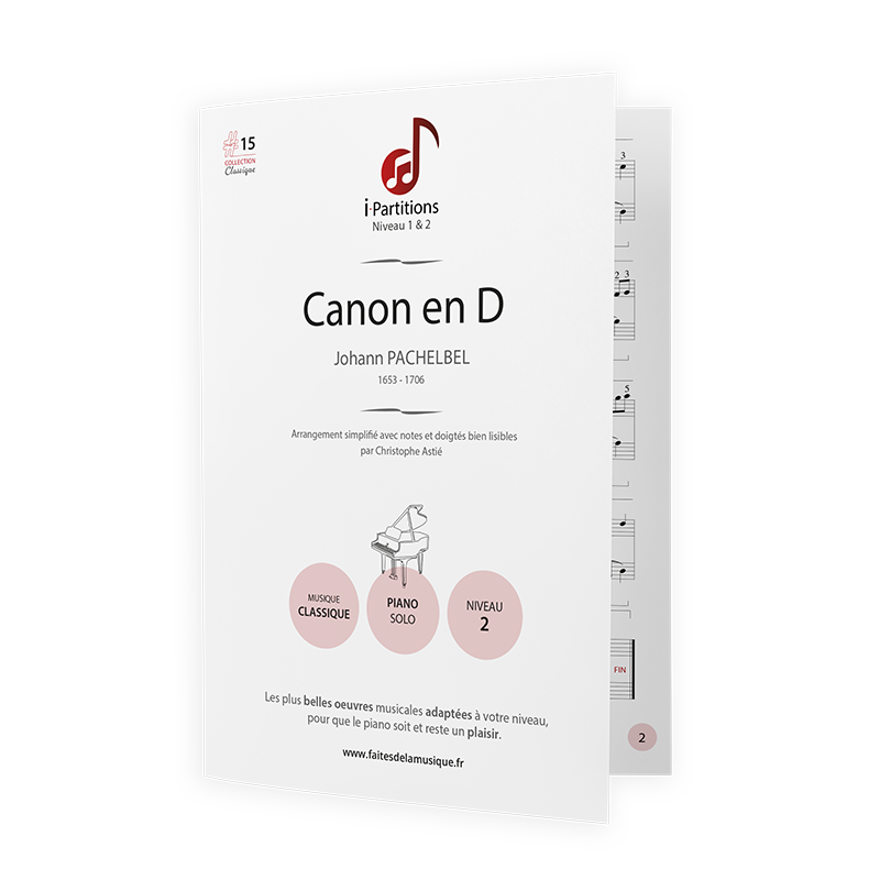 Johann PACHELBEL - Canon en D - I-Partitions - NIVEAU 2