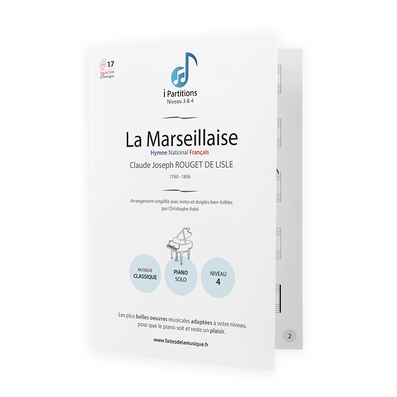 Hymne Nationale Français - La Marseillaise - I-Partitions - NIVEAU 4