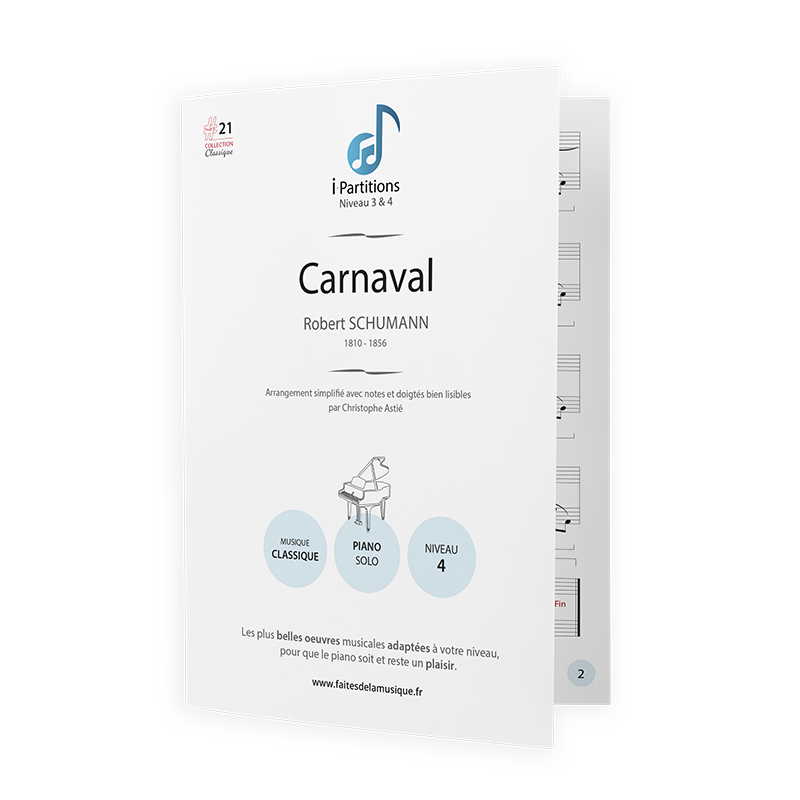Robert SCHUMANN - Carnaval - I-Partitions - NIVEAU 4