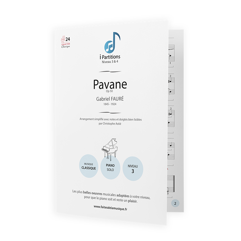 Gabriel FAURÉ - Pavane (Op50) - I-Partitions - NIVEAU 3