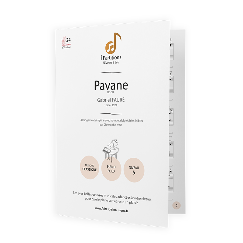 Gabriel FAURÉ - Pavane (Op50) - I-Partitions - NIVEAU 5