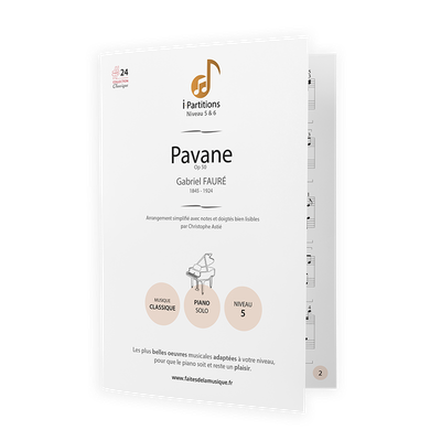 Gabriel FAURÉ - Pavane (Op50) - I-Partitions - NIVEAU 5