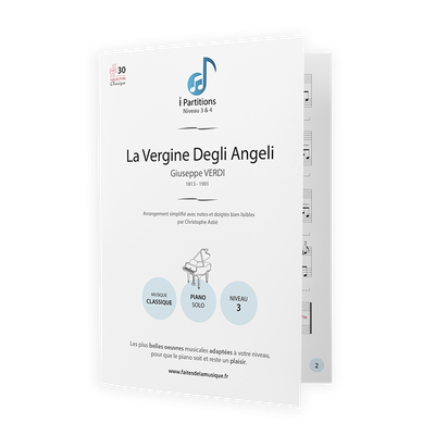 Giuseppe VERDI - La Vergine Degli Anglei  - I-Partitions - NIVEAU 3