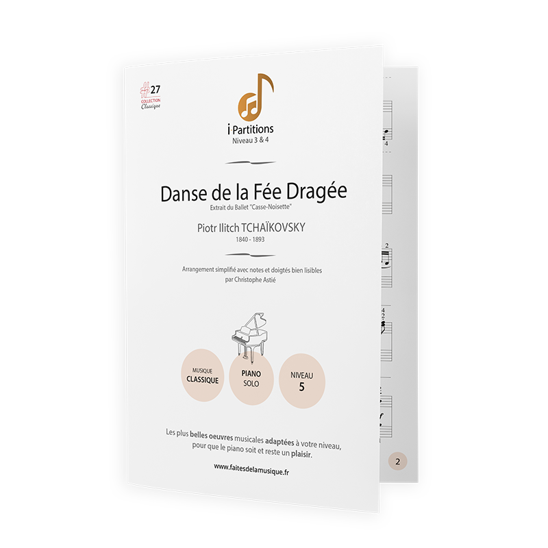 Piotr Ilitch TCHAÏKOVSKY - Danse de la Fée Dragée - I-Partitions - NIVEAU 5