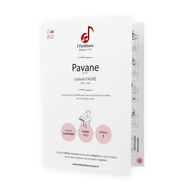 Gabriel FAURÉ - Pavane (Op50) - I-Partitions - NIVEAU 1