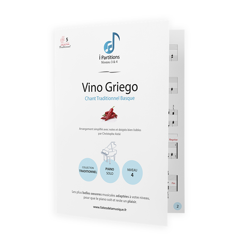 Traditionnel Basque - Vino Griego - I-Partitions - NIVEAU 4