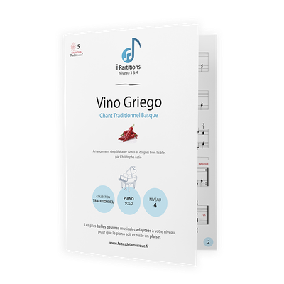 Traditionnel Basque - Vino Griego - I-Partitions - NIVEAU 4