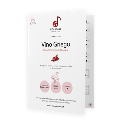 Traditionnel Basque - Vino Griego - I-Partitions - NIVEAU 2