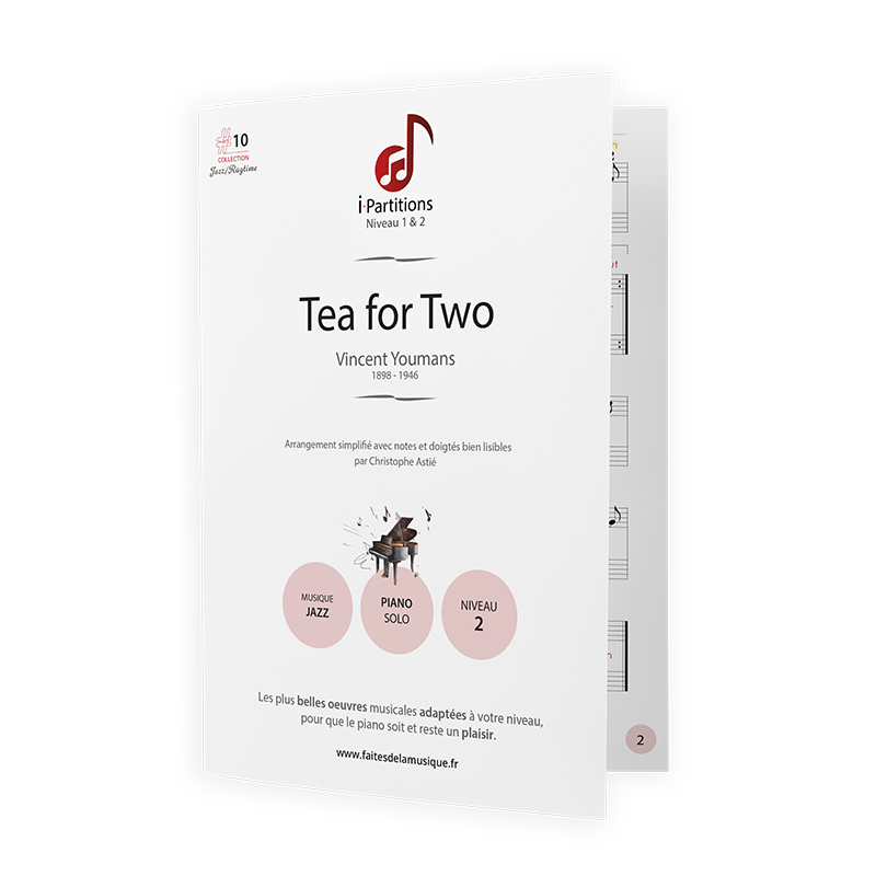 Vincent YOUMANS - Tea for Two - I-Partitions - NIVEAU 2
