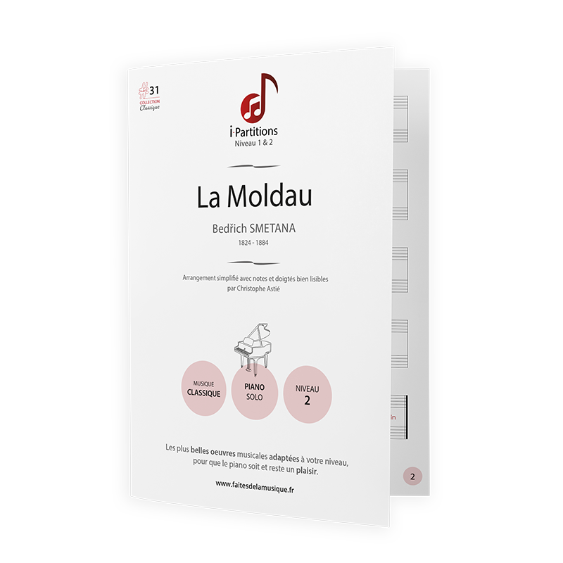Bedřich SMETANA - La Moldau - I-Partitions - NIVEAU 2