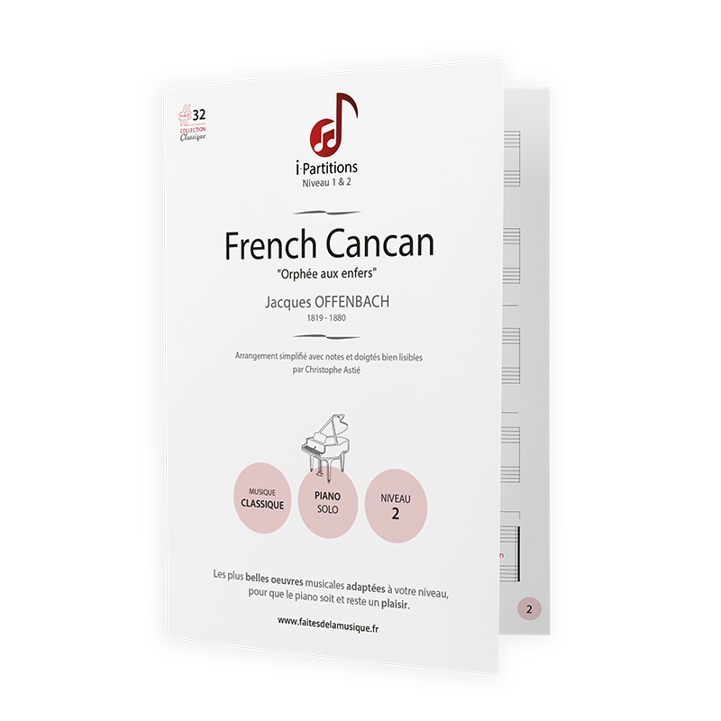 Jacques OFFENBACH - French Cancan (Orphée aux enfers) - I-Partitions - NIVEAU 2
