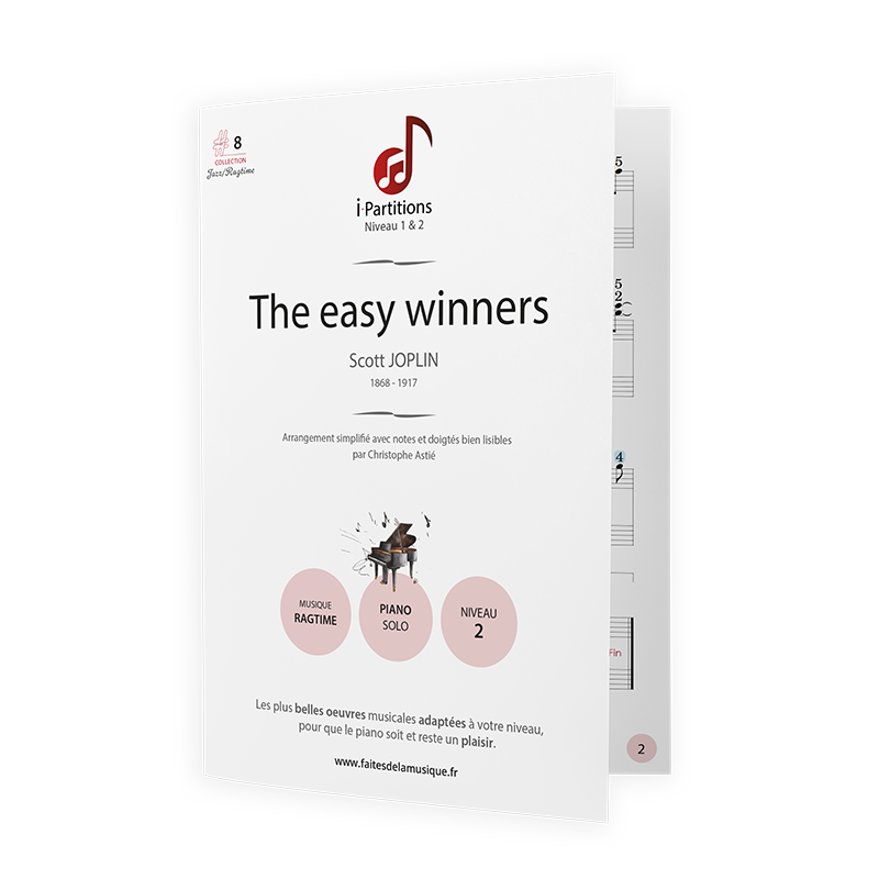 Scott JOPLIN - The easy winners - I-Partitions - NIVEAU 2