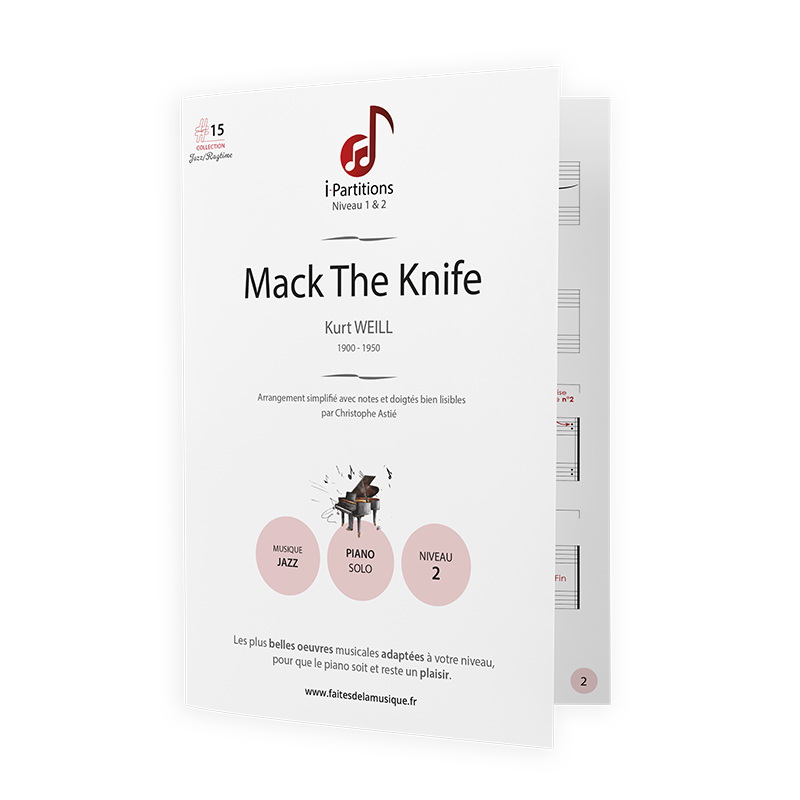 Kurt WEILL - Mack The Knife - I-Partitions - NIVEAU 2