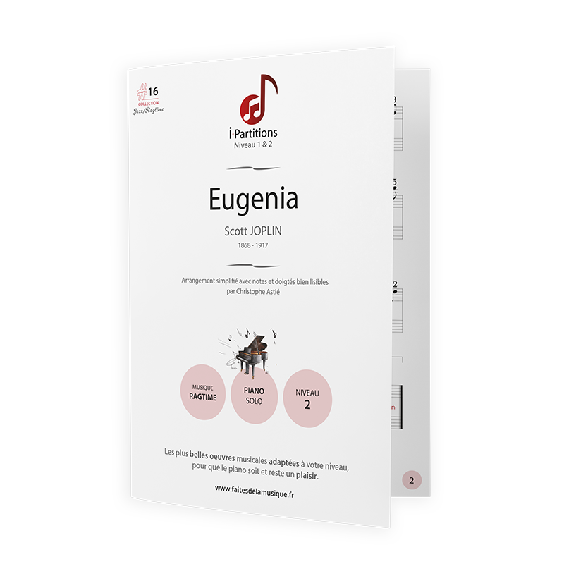 Scott JOPLIN - Eugenia - I-Partitions - NIVEAU 2