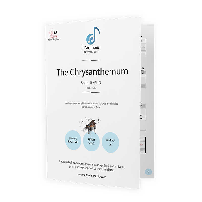 Scott JOPLIN - The Chrysanthemum - I-Partitions - NIVEAU 3