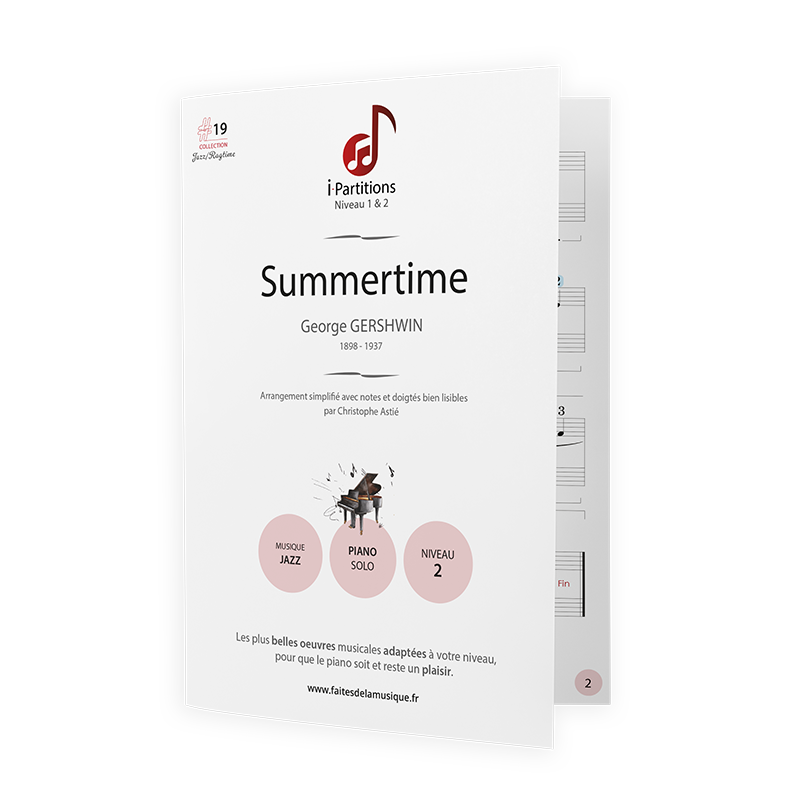 George GERSHWIN - Summertime - I-Partitions - NIVEAU 2