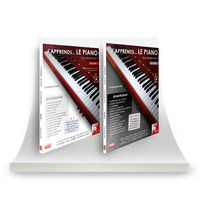 Offre DUO - J&#39;apprends LE PIANO tout simplement - Vol 1 + Vol 2
