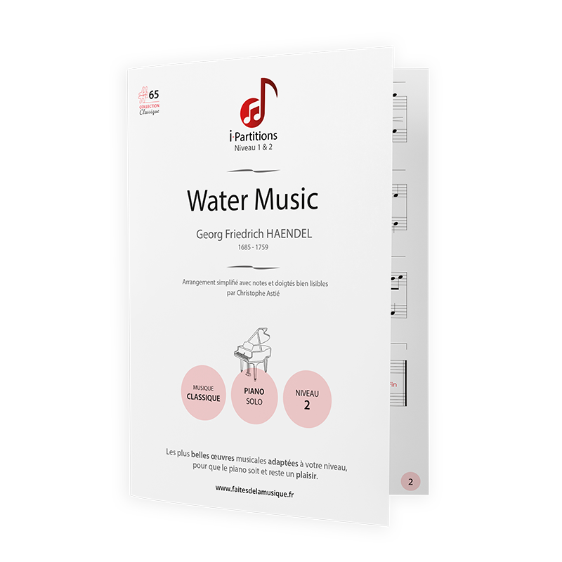 Georg Friedrich HAENDEL - Water Music - I-Partitions - NIVEAU 1