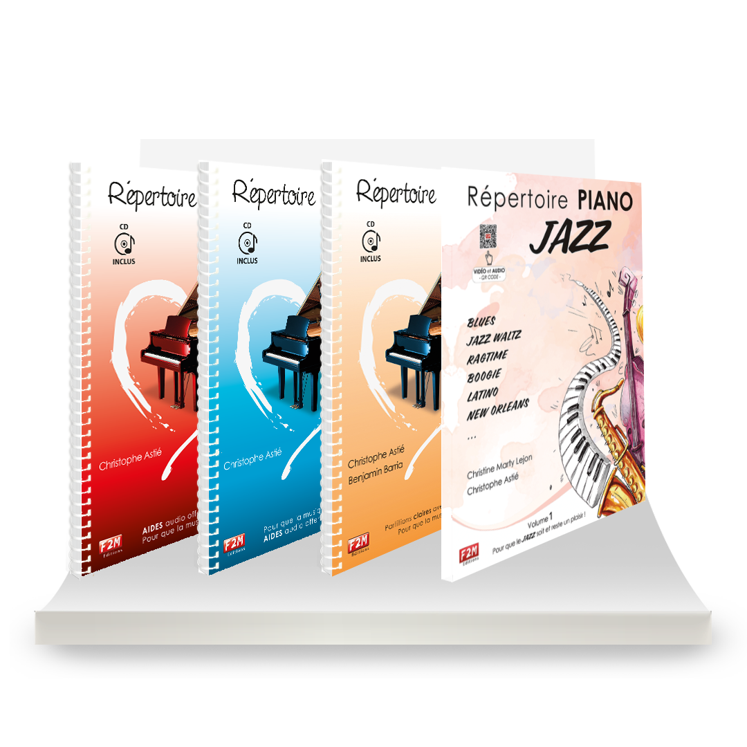 L&#39;intégrale - Répertoire de PIANO - 1ère + 2ème + 3ème Année + PIANO JAZZ