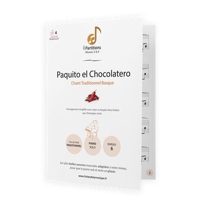 Traditionnel Basque - Paquito el Chocolatero - I-Partitions - NIVEAU 6