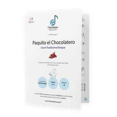 Traditionnel Basque - Paquito el Chocolatero - I-Partitions - NIVEAU 4