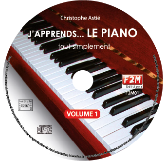 CD - J'apprends LE PIANO - Vol 1 - Edition 2023