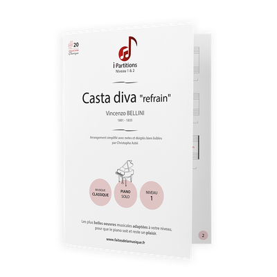 Vincenzo BELLINI - Casta diva "Norma" - I-Partitions - NIVEAU 1